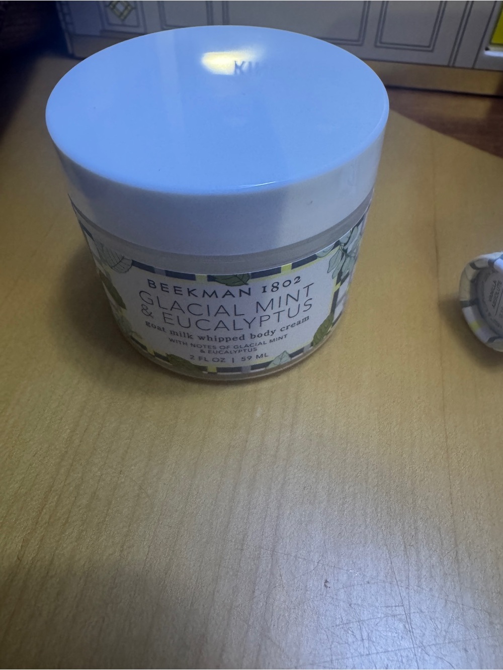 Beekman 1802 Glacial Mint & Eucalyptus Whipped Body Cream - White